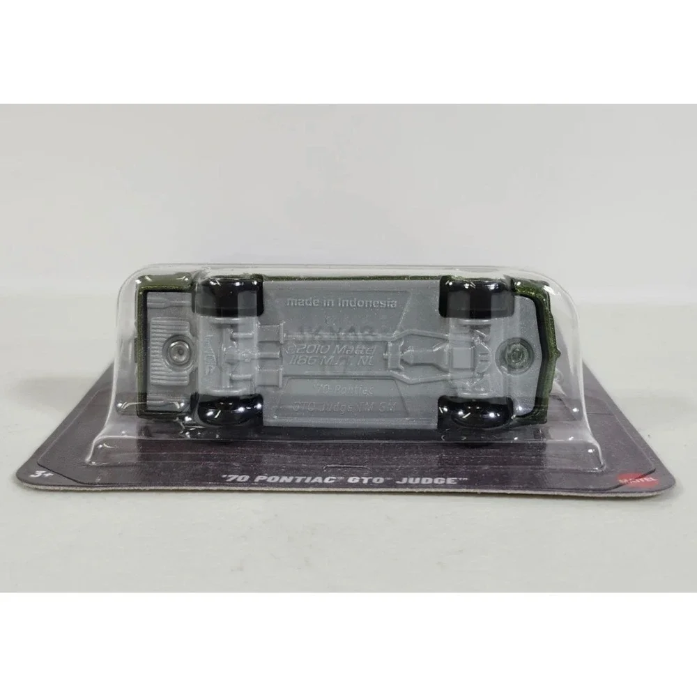 Hot Wheels Silver Series 70 Pontiac GTO Judge Metallic Green Diecast Car GAT01